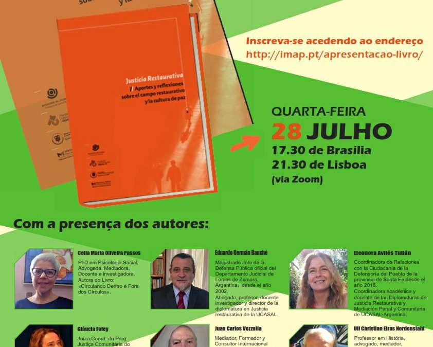 Apresentação Livro “Justicia Restaurativa: Aportes y reflexiones sobre el campo restaurativo y la cultura de paz”