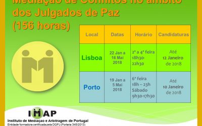 Inscrições abertas para formação em MEDIAÇÃO DE CONFLITOS