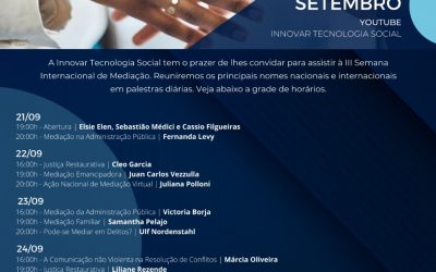 III SEMANA INTERNACIONAL DE MEDIAÇÃO